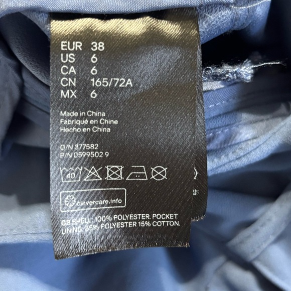 H&M Blue Paper Bag Waist‎ Pants - Picture 10 of 10